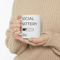 Social Battery Mug