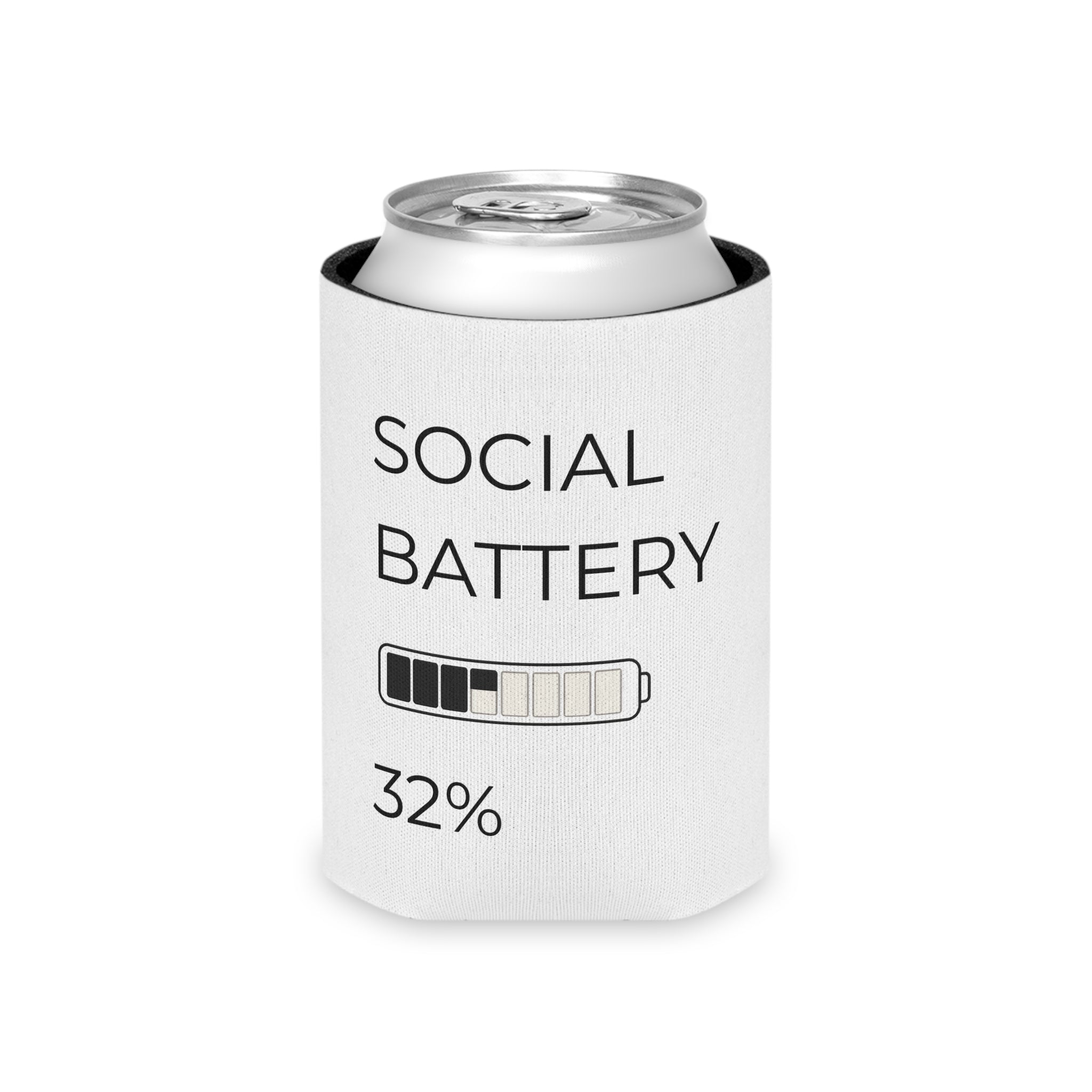 Social Battery Can Cooler