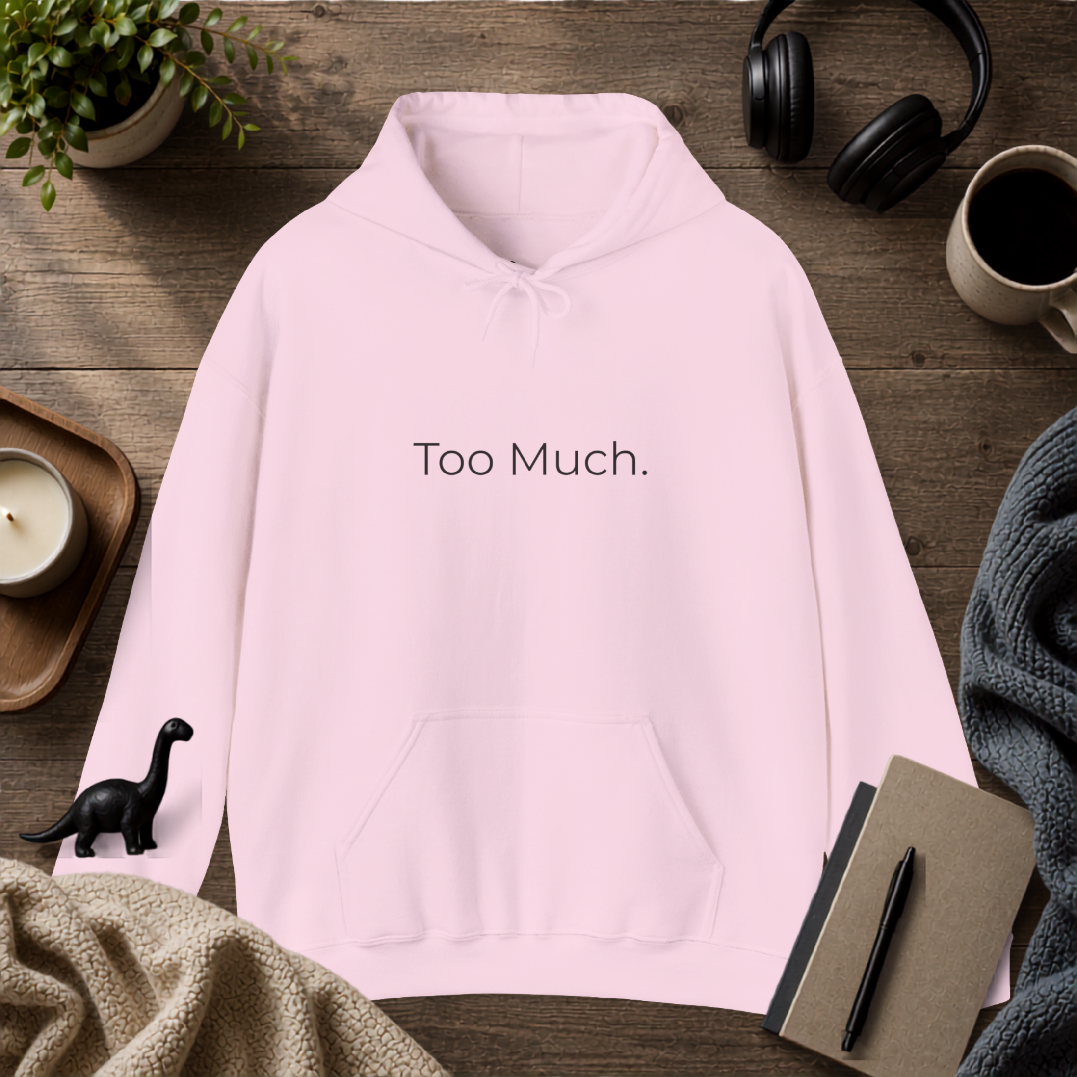 Too Much. Stepping Away. Hoodie