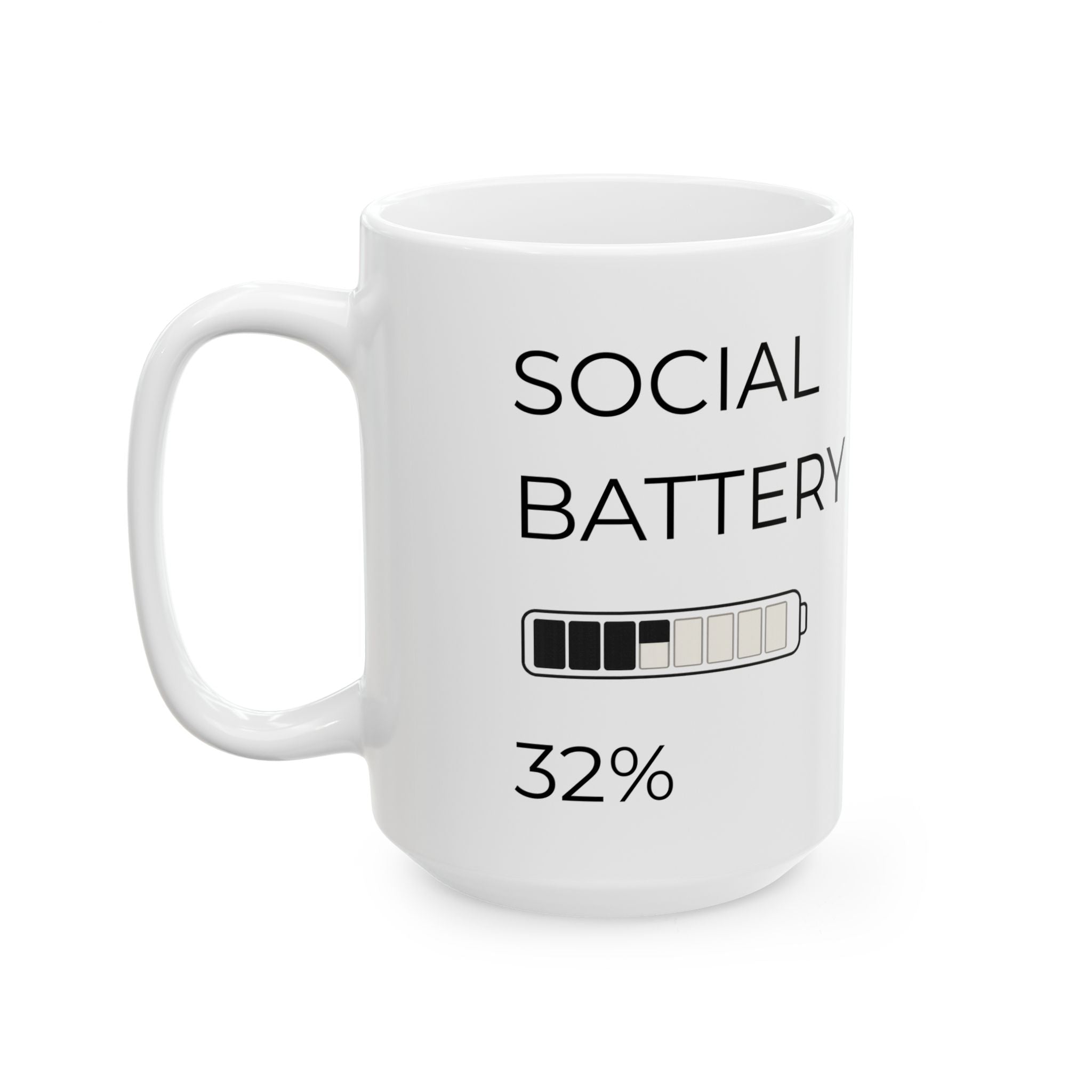 Social Battery Mug