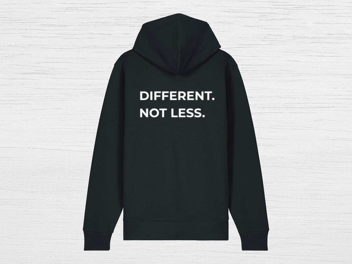 Different. Not Less. Zip Hoodie - SENdyno