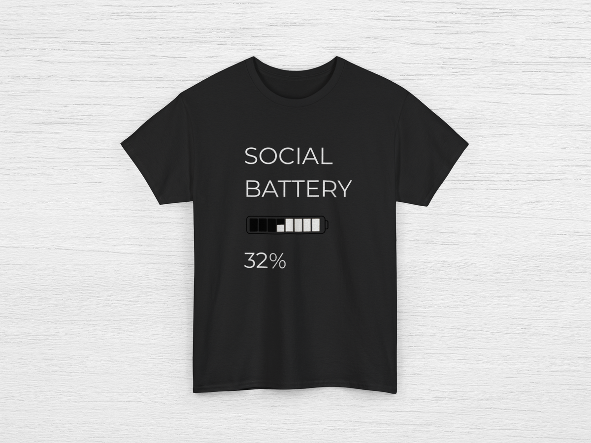 Social Battery Tee - SENdyno