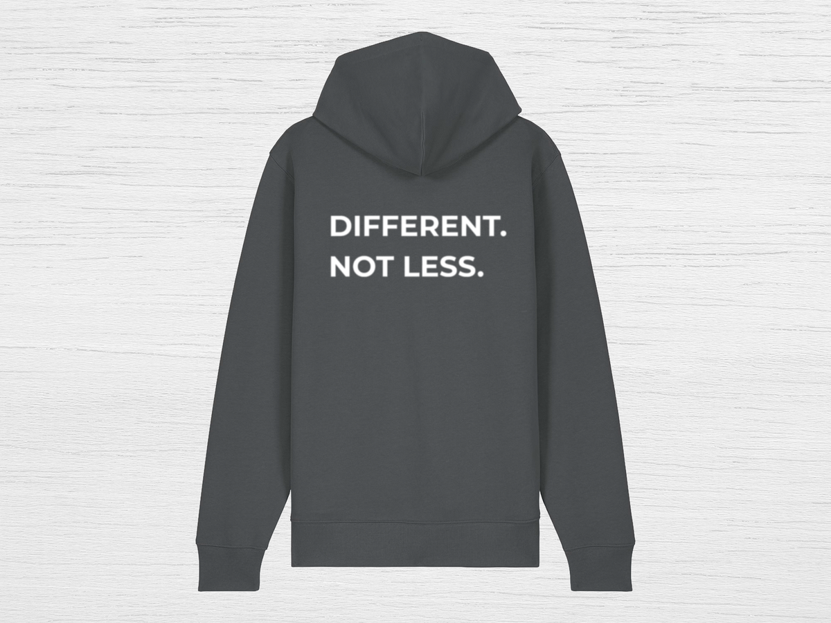 Different. Not Less. Zip Hoodie - SENdyno