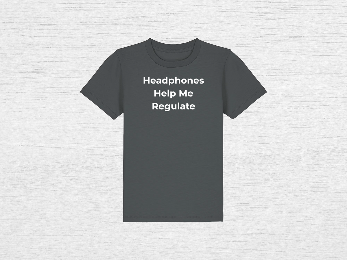 Headphones Help Me Regulate Tee - SENdyno