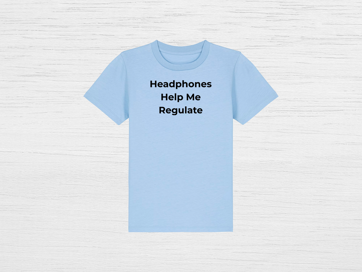 Headphones Help Me Regulate Tee - SENdyno