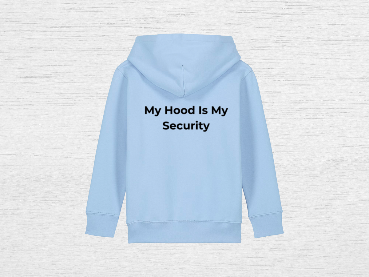My Hood Is My Security Kids Hoodie - SENdyno