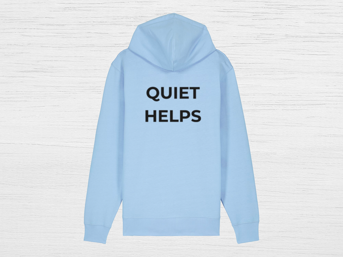 Quiet Helps Zip Hoodie - SENdyno