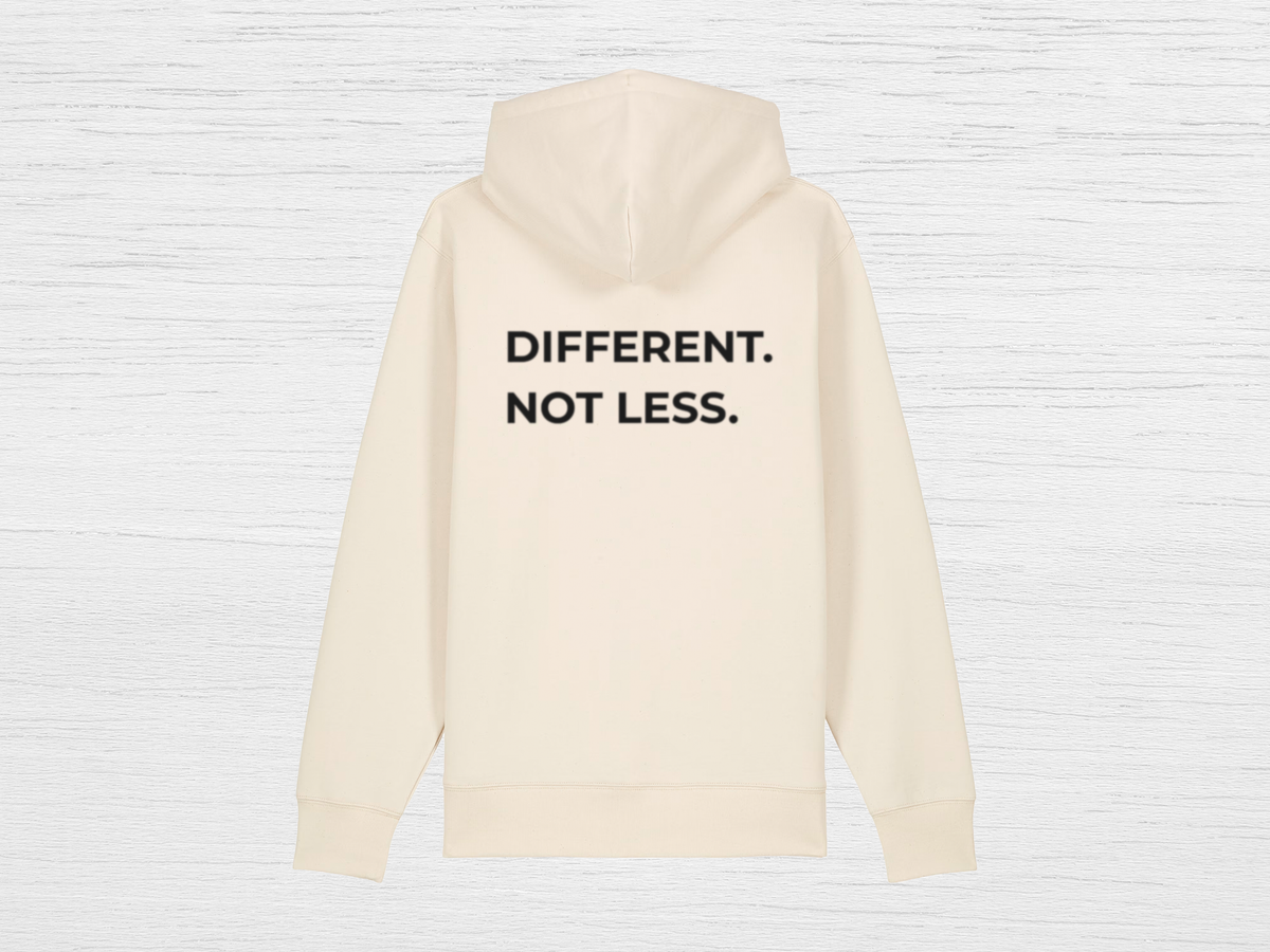 Different. Not Less. Zip Hoodie - SENdyno