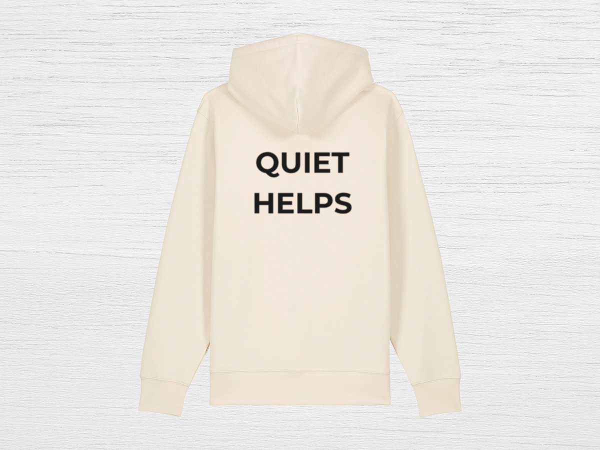 Quiet Helps Zip Hoodie - SENdyno