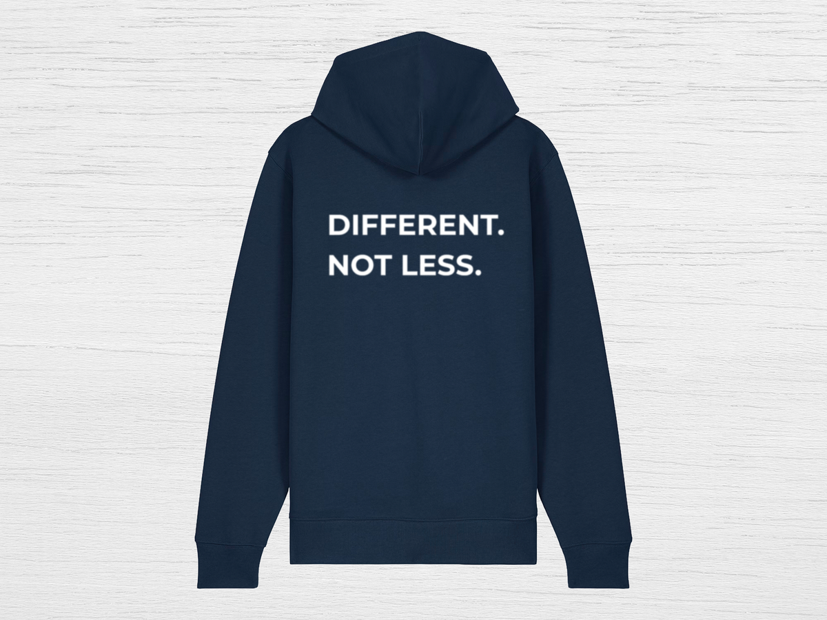 Different. Not Less. Zip Hoodie - SENdyno