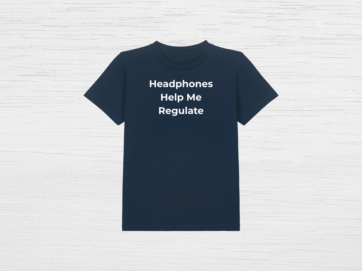 Headphones Help Me Regulate Tee - SENdyno