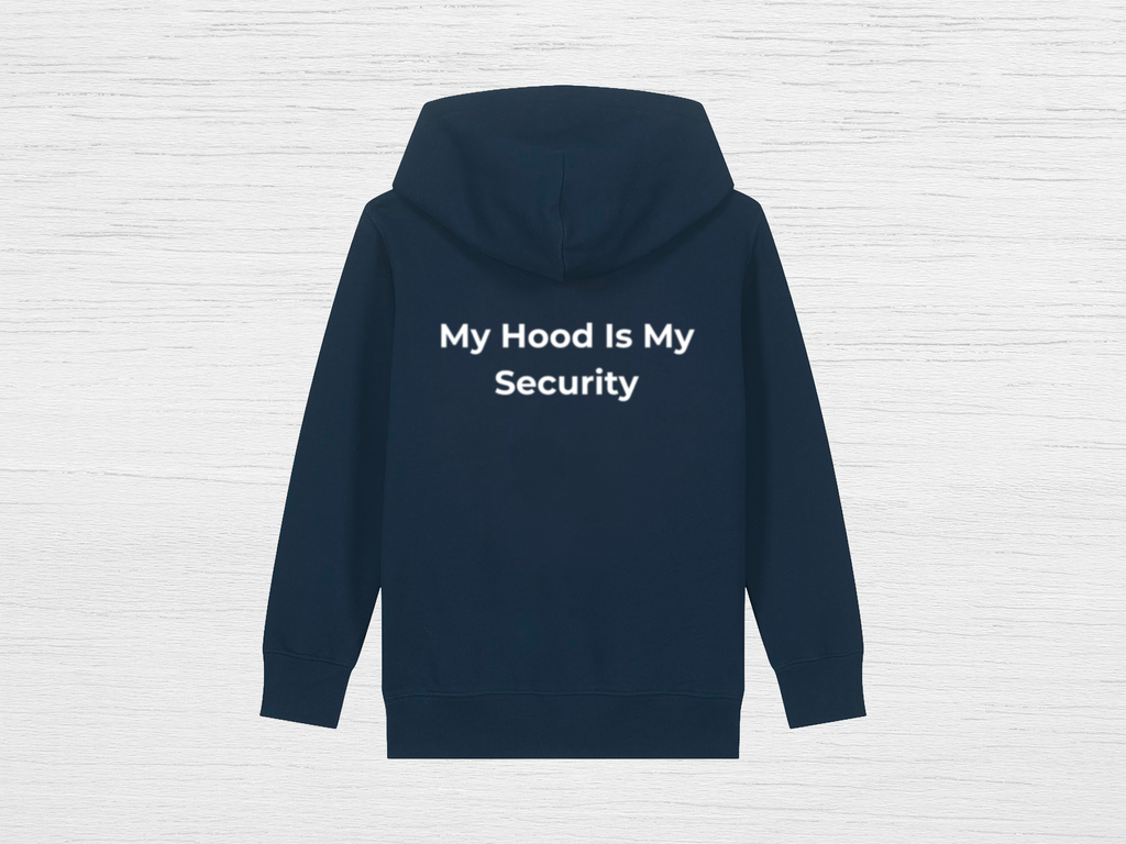 My Hood Is My Security Kids Hoodie