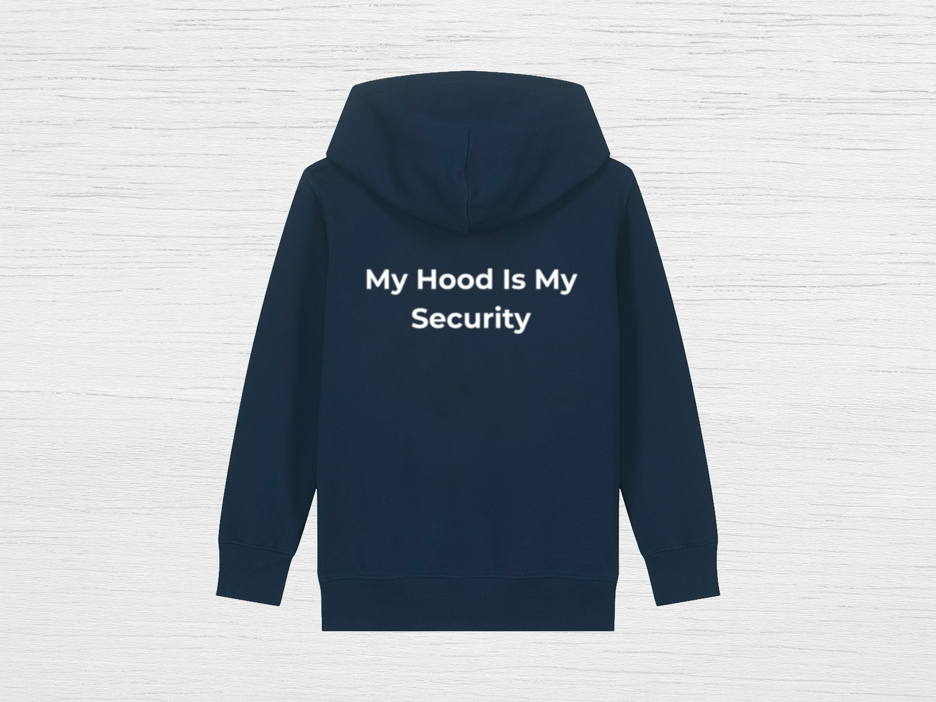 My Hood Is My Security Kids Hoodie
