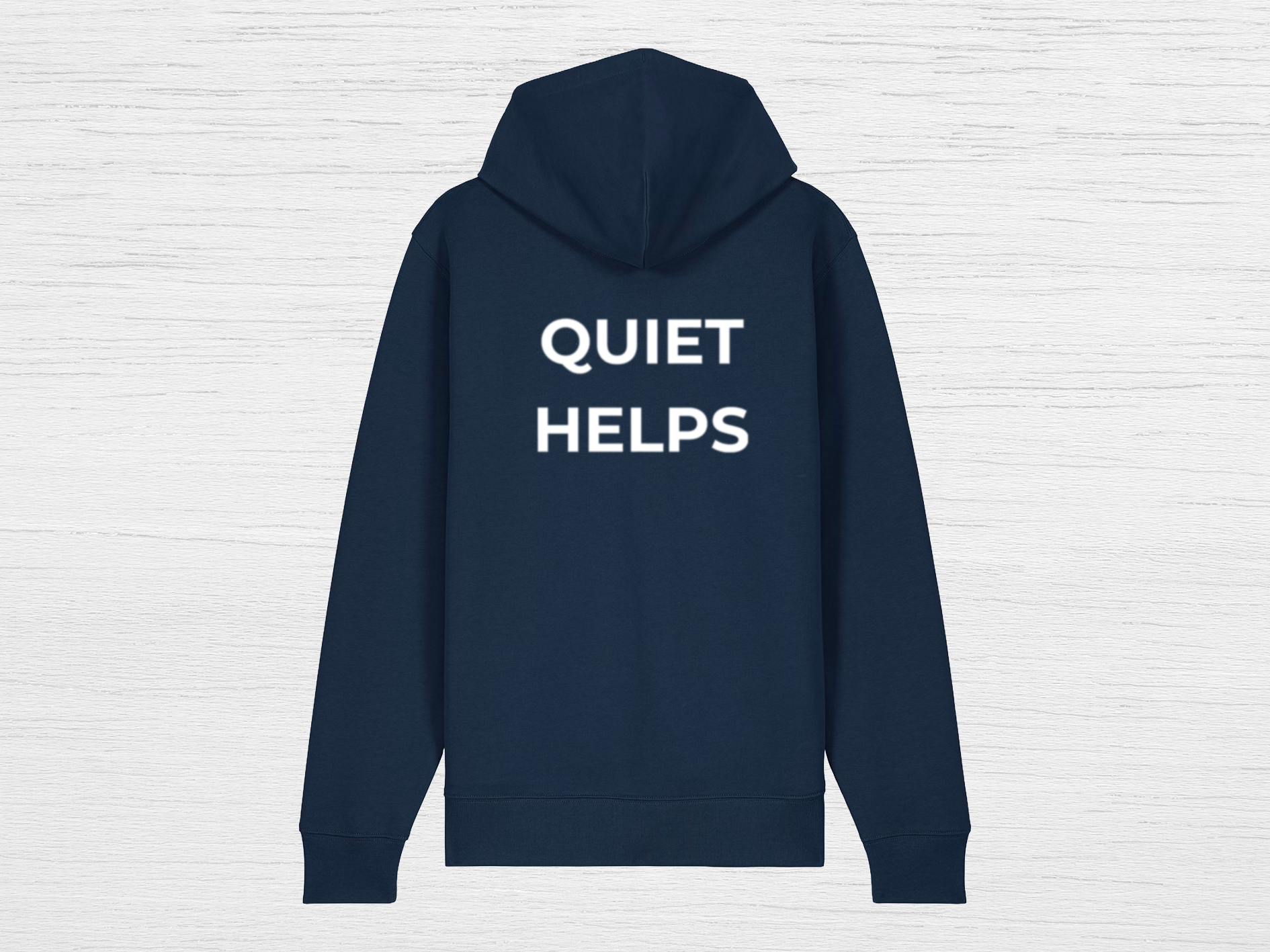Quiet Helps Zip Hoodie