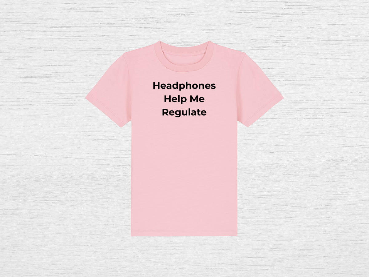 Headphones Help Me Regulate Tee - SENdyno