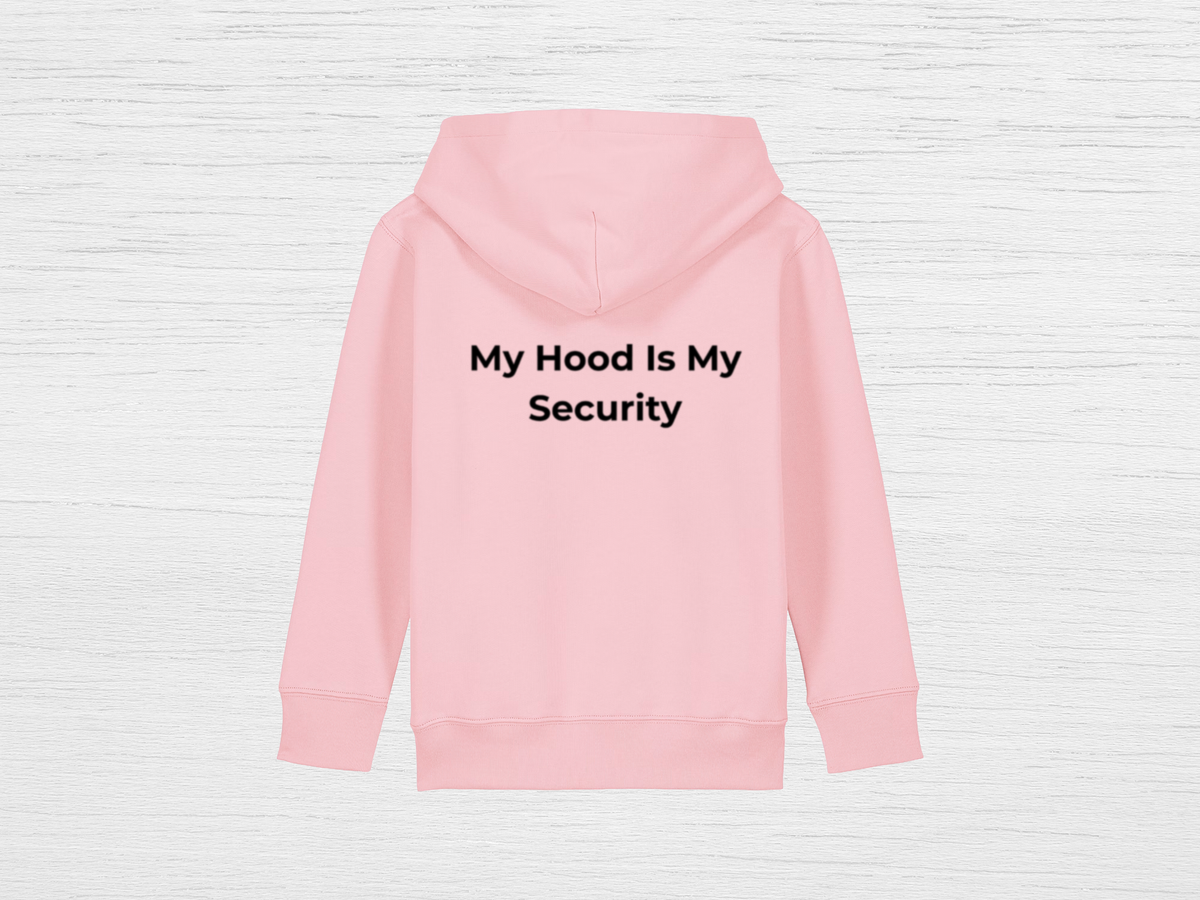 My Hood Is My Security Kids Hoodie - SENdyno