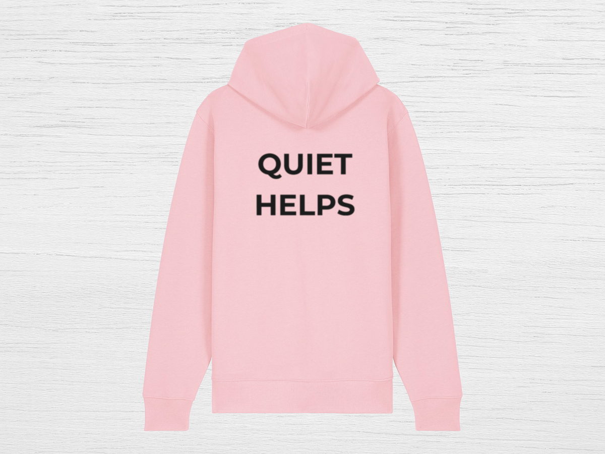 Quiet Helps Zip Hoodie - SENdyno