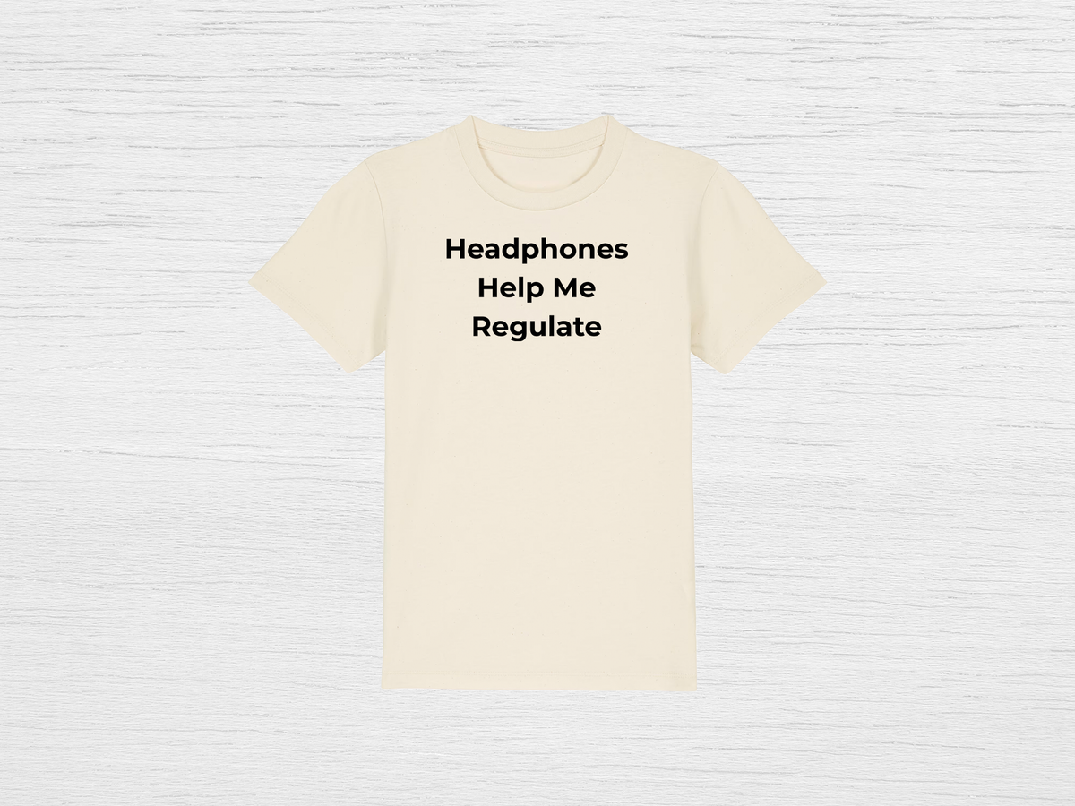 Headphones Help Me Regulate Tee - SENdyno