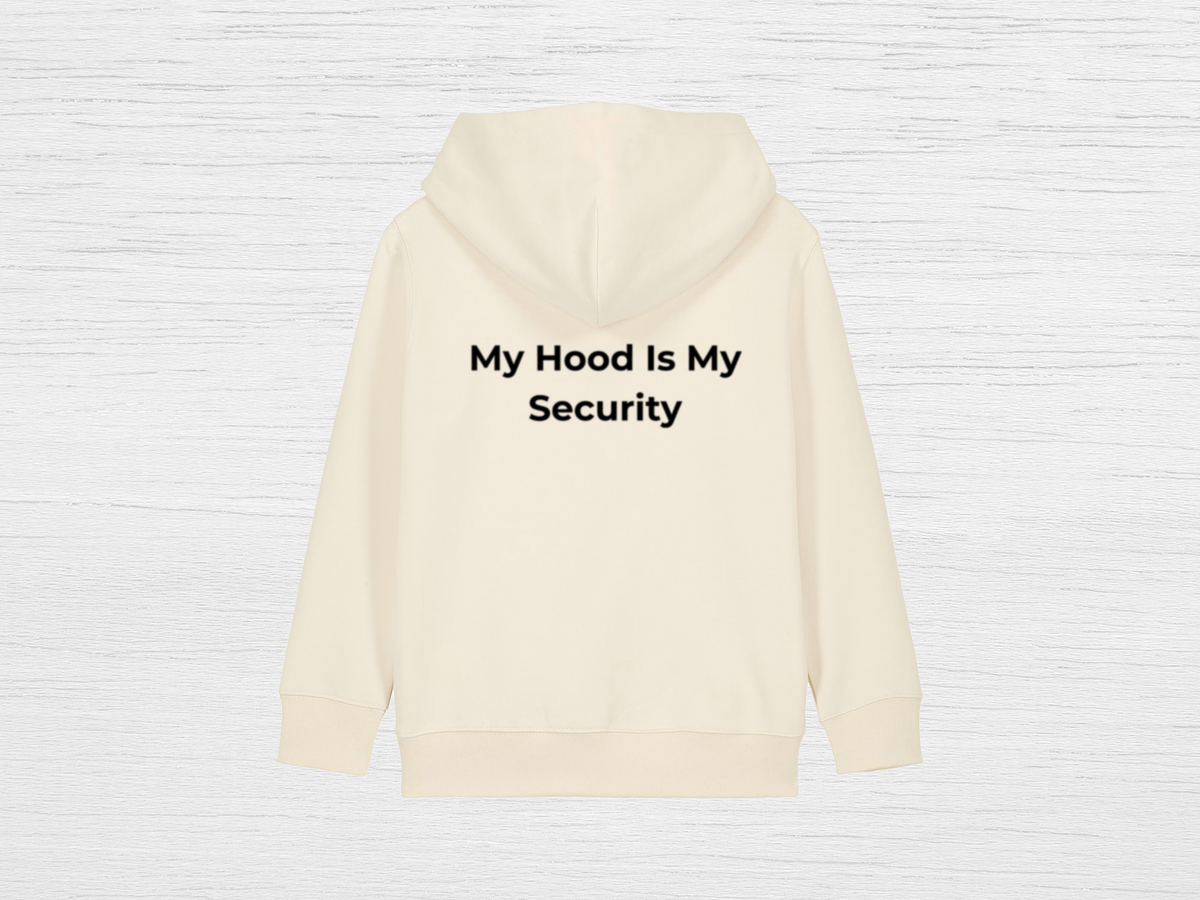 My Hood Is My Security Kids Hoodie - SENdyno