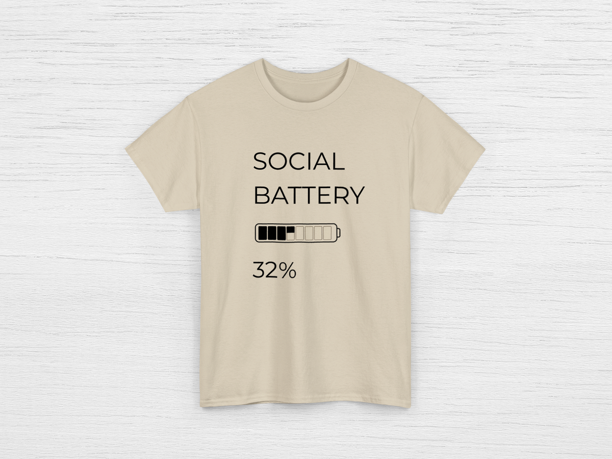 Social Battery Tee - SENdyno